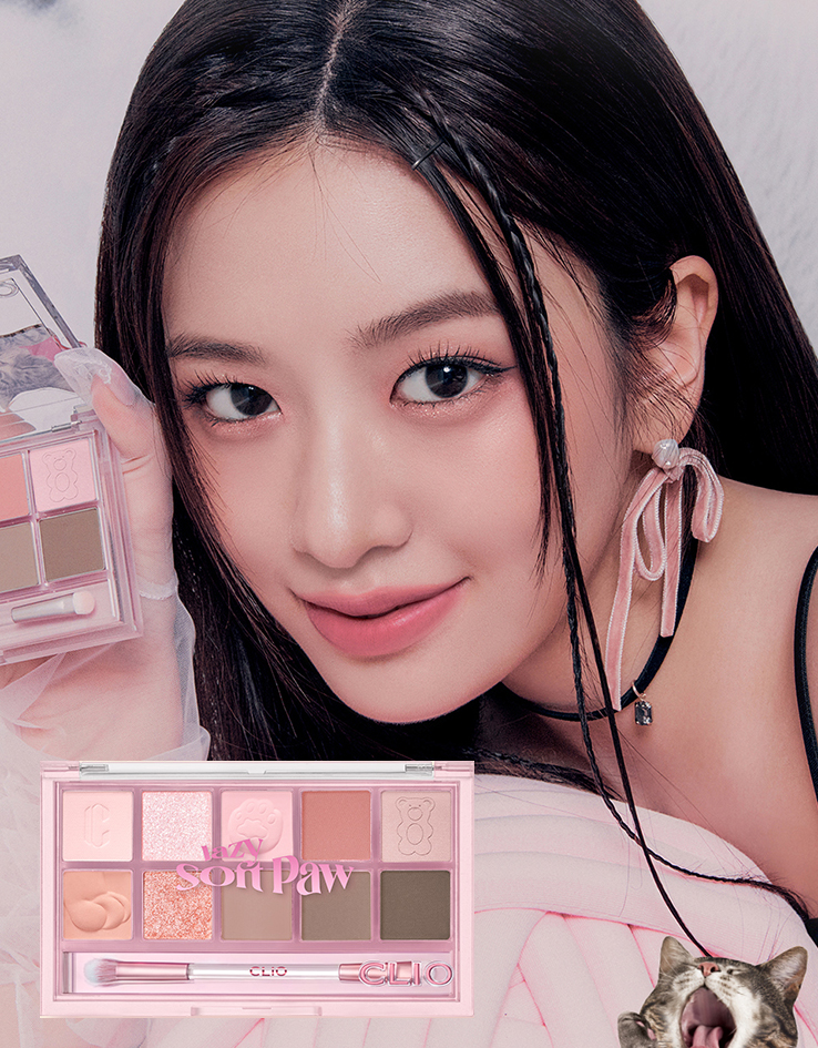 韓國熱搶CLIO Pro Eye Palette (Koshort In Seoul貓貓系列) 10色眼影盤 - #20 Lazy Soft Paw