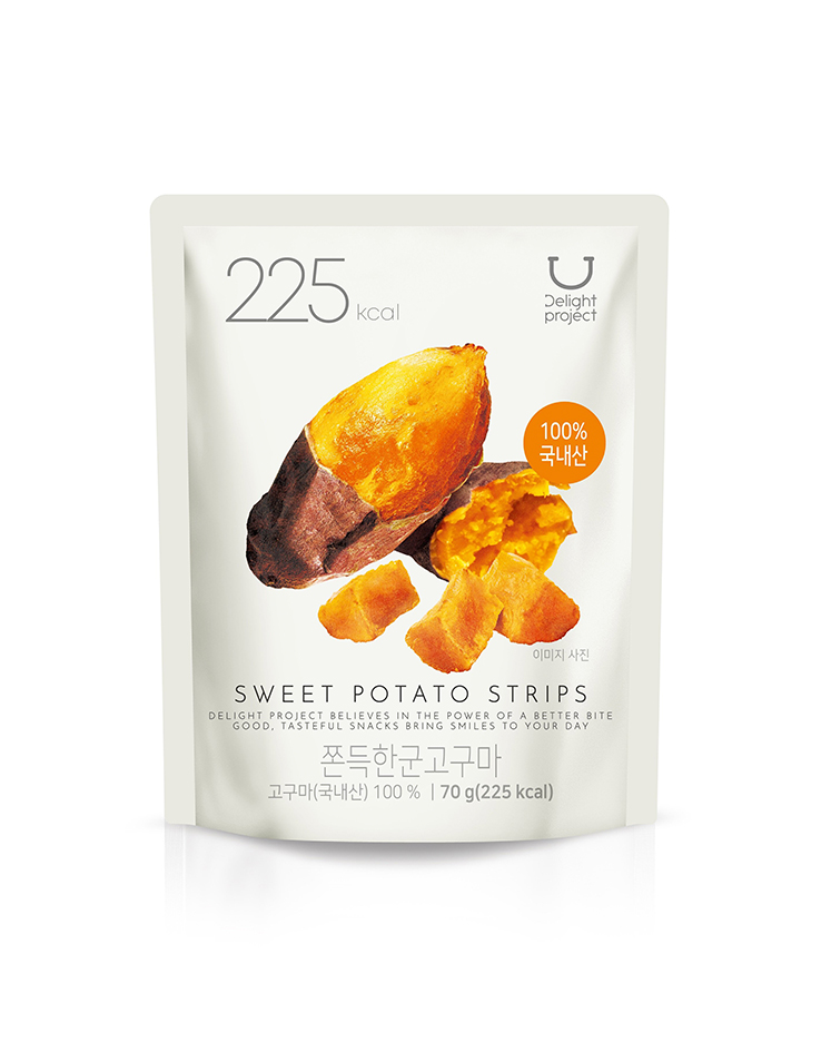 〖韓國 Olive Young 熱賣低卡零食〗Delight Project Crispy Chips 低卡低熱量果乾 #Sweet Potato Strips 番薯乾