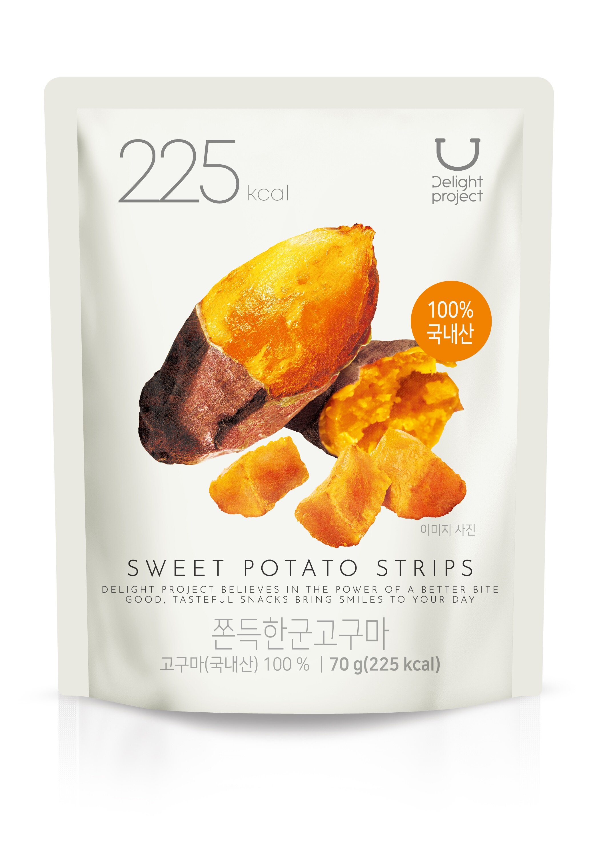 〖韓國 Olive Young 熱賣低卡零食〗Delight Project Crispy Chips 低卡低熱量果乾 #Sweet Potato Strips 番薯乾