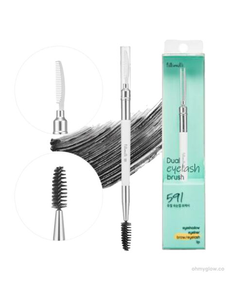 韓國 Fillimilli Dual Eyelash Brush 雙頭睫毛整理鋼梳刷子 #591