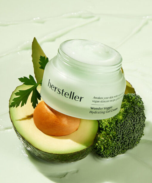 韓國Clean Beauty品牌💚Hersteller Wonder Veggie Hydrating Gel Cream 羽衣甘藍草本萃取24小時抗氧保濕水凝膠面霜