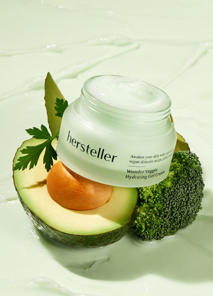 韓國Clean Beauty品牌💚Hersteller Wonder Veggie Hydrating Gel Cream 羽衣甘藍草本萃取24小時抗氧保濕水凝膠面霜