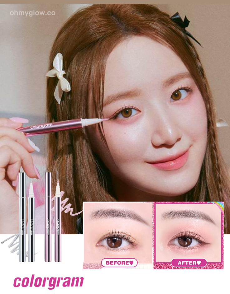 韓國 Colorgram Milk Bling Glitter Liner 閃亮眼影液筆 - 2色選擇