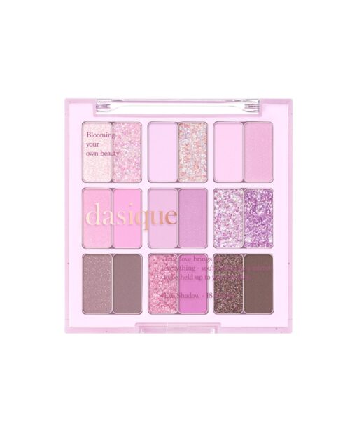 韓國 dasique Shadow Palette 18色冷調草莓奶昔眼影盤 #18 Berry Smoothie