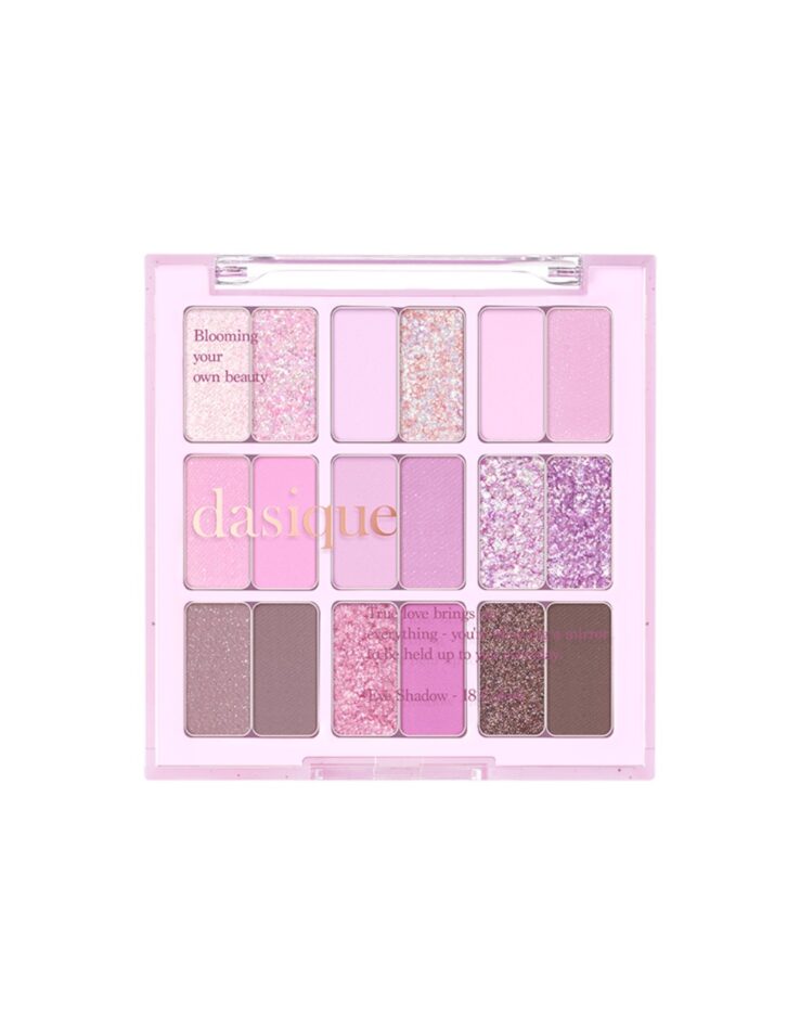 韓國 dasique Shadow Palette 18色冷調草莓奶昔眼影盤 #18 Berry Smoothie