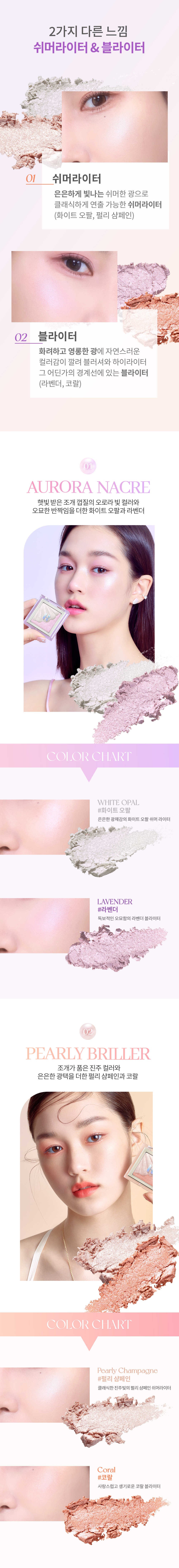 韓國 Holika Holika Shell Glow Highlighter 珍珠貝殼系列🐚2色高光盤 - 2色調選擇
