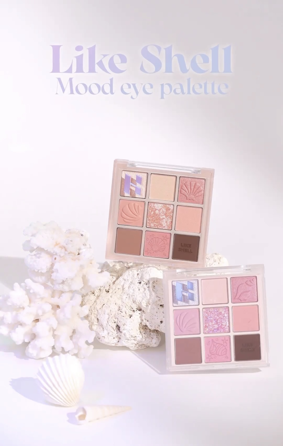 韓國 Holika Holika #Like Shell My Fave Mood Eye Palette 珍珠貝殼系列🐚9色眼影盤 - 2色調選擇