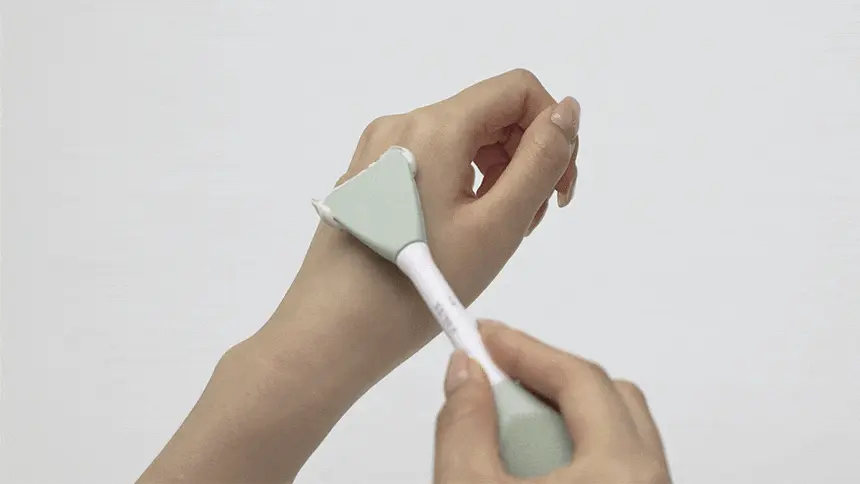 韓國 ilso Dual Clean 3 In 1 Brush 雙頭3合1清潔.按摩.矽膠面膜刷子