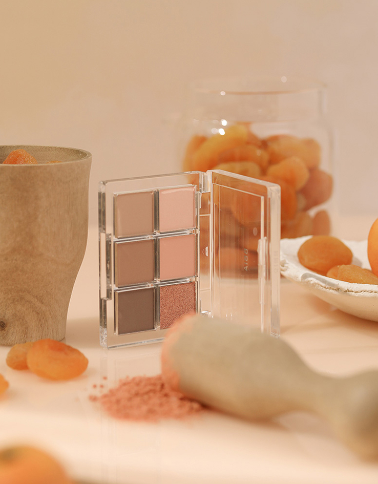 韓國 BBIA Ready To Wear Eye Palette #Apricot Edition 系列 6色眼影盤 – #05 Apricot Blush 裸杏色調