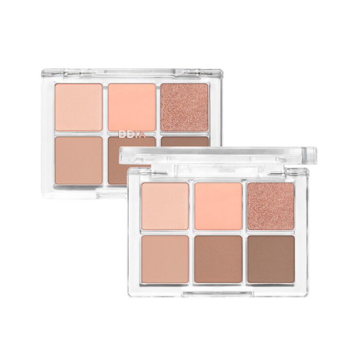 韓國 BBIA Ready To Wear Eye Palette #Apricot Edition 系列 6色眼影盤 – #05 Apricot Blush 裸杏色調