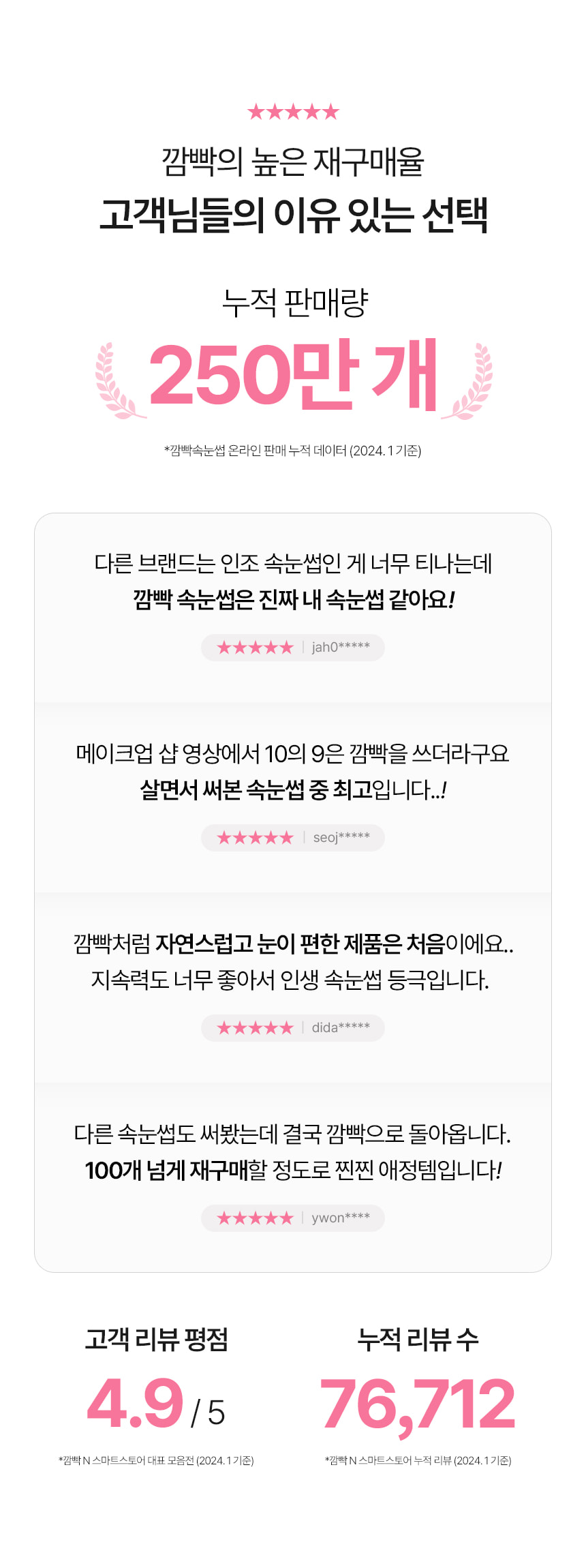 GlowPick🏆~ 韓國清潭洞化妝師愛用！CCAM BBAK Original Eyelash 分束式假眼睫毛 (8mm - 12mm / 下睫毛) - 多款選擇