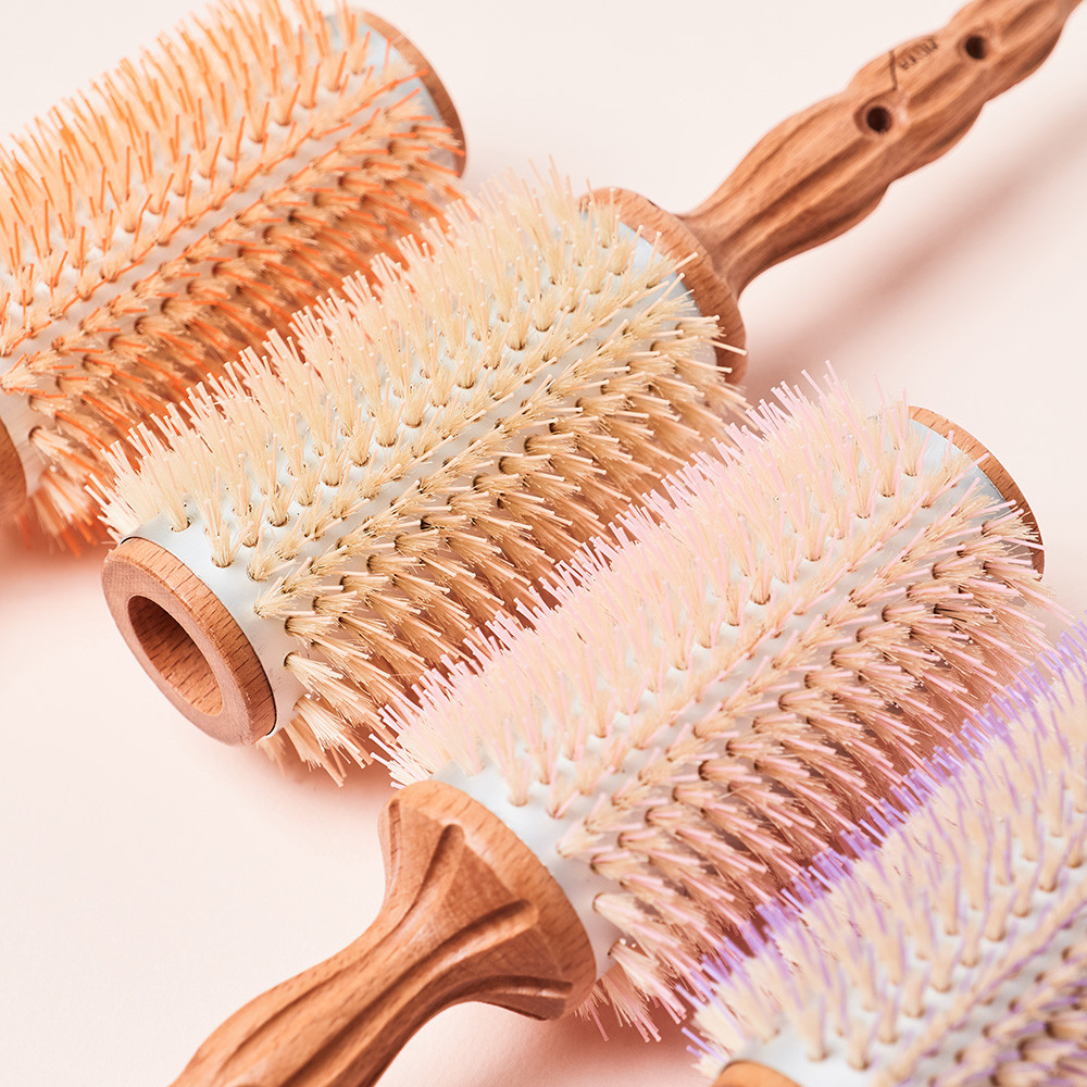 韓國 HAUM Biggest Roll Brush 43mm捲髮豬鬃圓梳 韓國 HAUM Biggest Roll Brush 43mm捲髮豬鬃圓梳