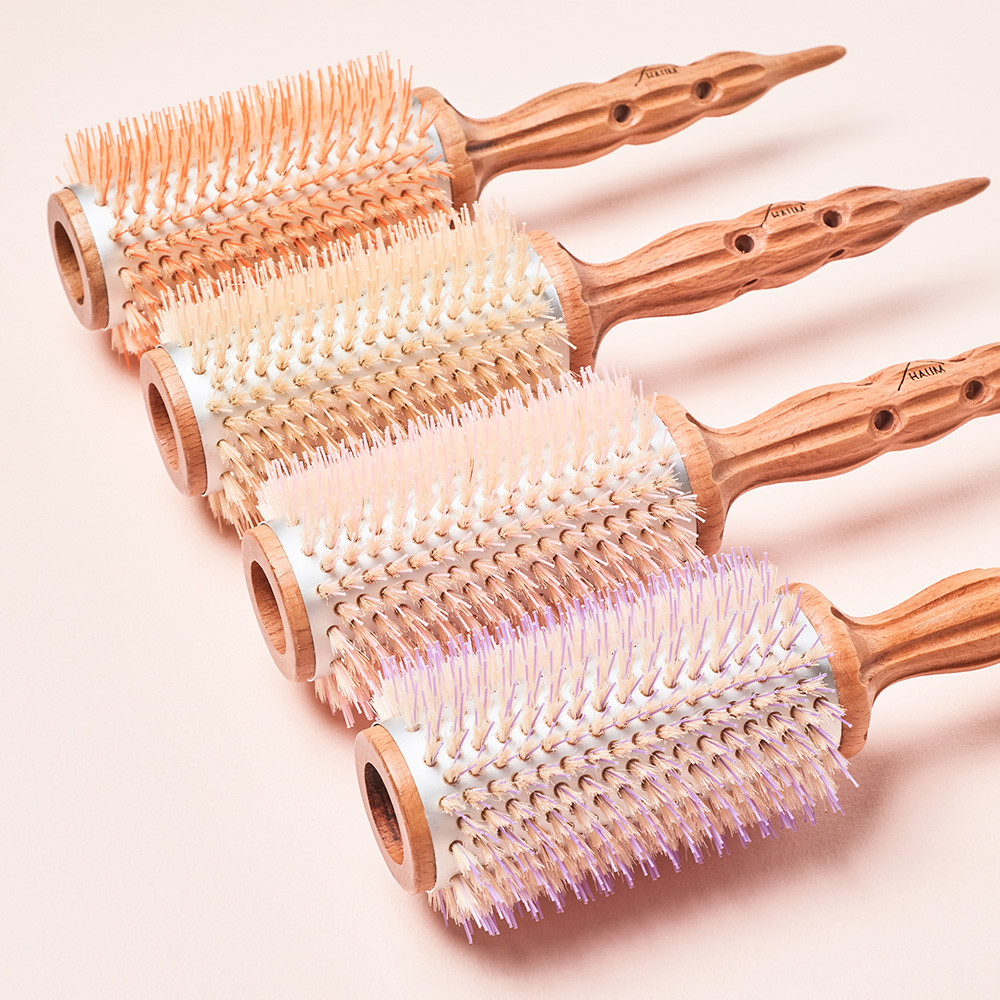 韓國 HAUM Biggest Roll Brush 43mm捲髮豬鬃圓梳 韓國 HAUM Biggest Roll Brush 43mm捲髮豬鬃圓梳