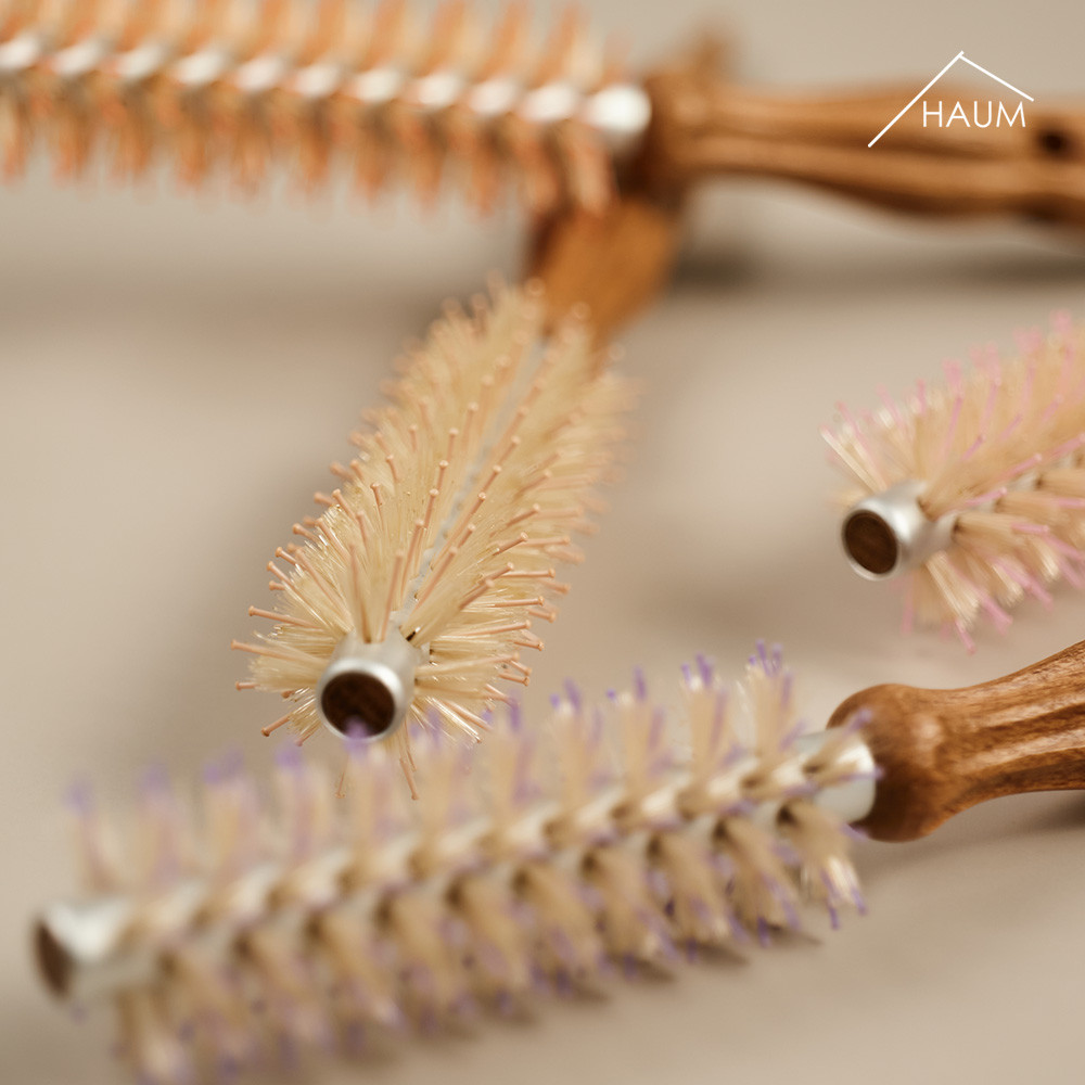 韓國 HAUM Root Roll Brush 27mm 蓬鬆髮根造型豬鬃圓梳 - 4色選擇 韓國 HAUM Root Roll Brush 27mm 蓬鬆髮根造型豬鬃圓梳 - 4色選擇