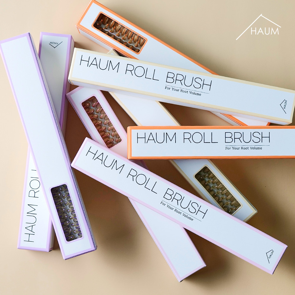 韓國 HAUM Root Roll Brush 27mm 蓬鬆髮根造型豬鬃圓梳 - 4色選擇 韓國 HAUM Root Roll Brush 27mm 蓬鬆髮根造型豬鬃圓梳 - 4色選擇