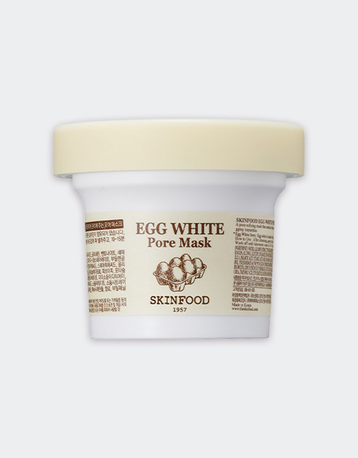 韓國 SkinFood Egg White Pore Mask 白滑雞蛋控油深清收毛孔沖洗式面膜