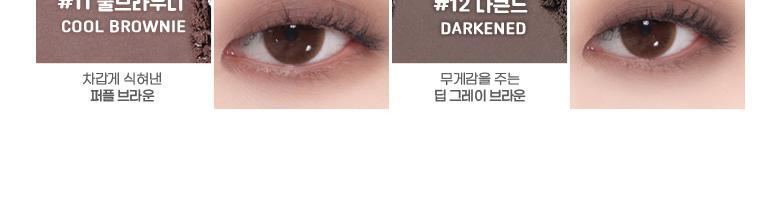 〔最新色入〕韓國 Colorgram X ShuHua 💗 Pin Point Eyeshadow Palette 12色心心計算機眼影盤(#01-06) - 6色調選擇