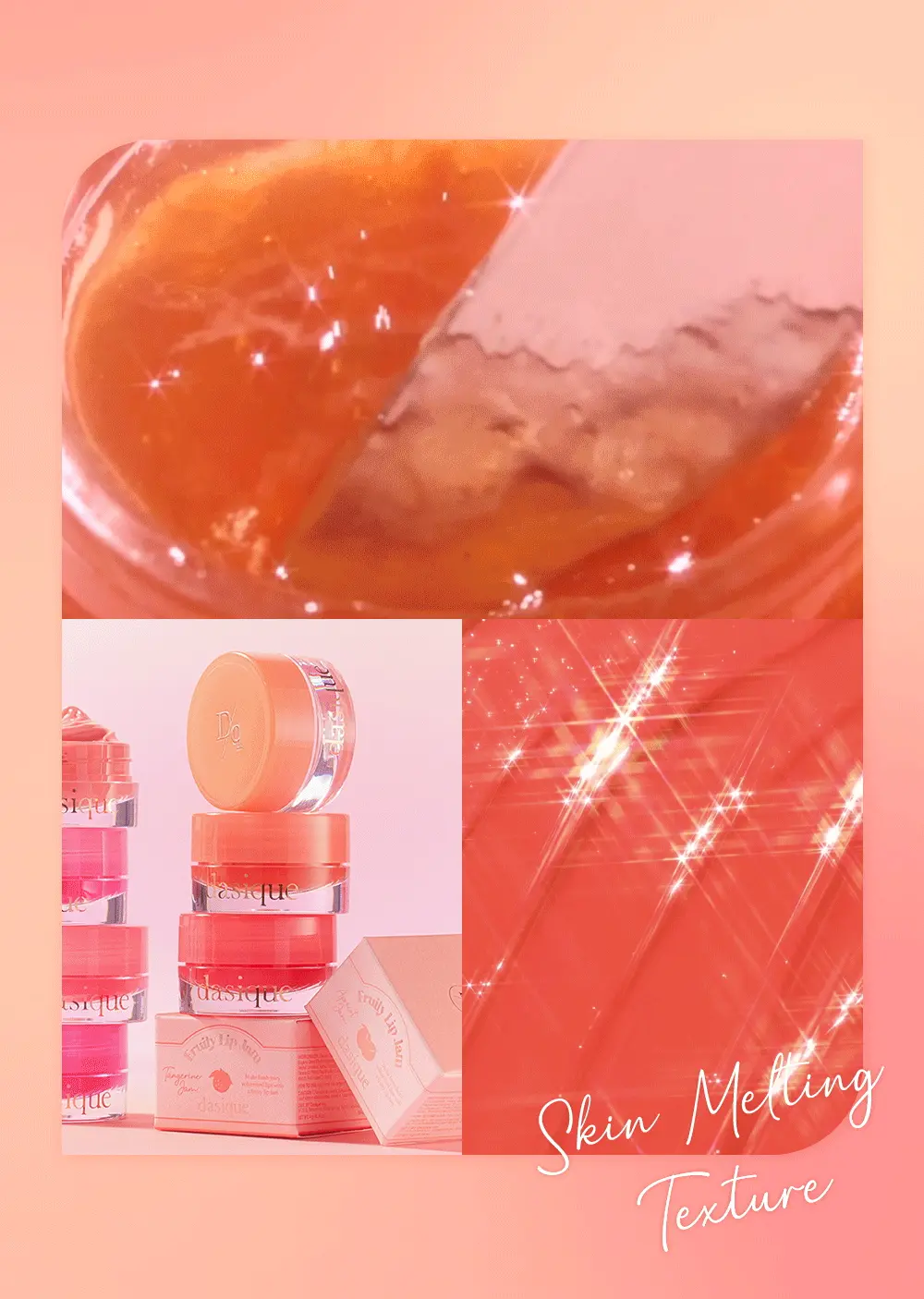 韓國 dasique Fruity Lip Jam 糖霜果醬潤唇霜 - 10色選擇