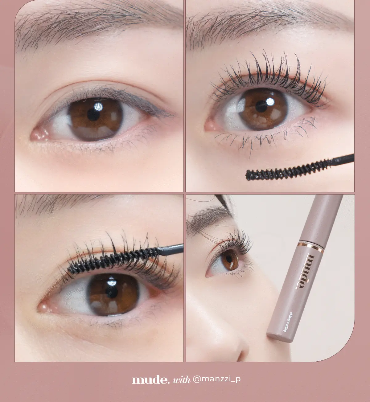 韓國 Mude 新款 Inspire Skinny Curling & Multi-fixer Mascara 極細捲翹睫毛膏/眉睫打底定型膏 - 4款選擇