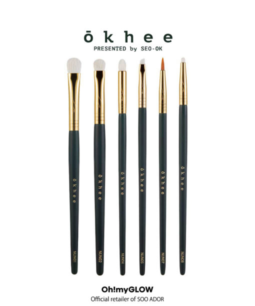 【掃具組合】韓國少時太妍御用化妝師⭐徐玉老師掃具⭐ okhee Basic Eye Brush Set 6件套裝 (nun01, nun02, nun04, nun05, nun07, nun08)