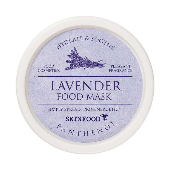 韓國 SkinFood Food Mask Lavender 全草本薰衣草保濕減壓舒敏果凍面膜