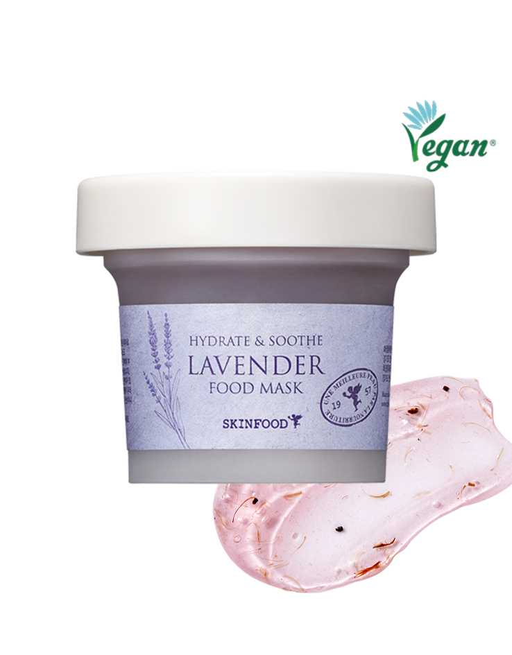 韓國 SkinFood Food Mask Lavender 全草本薰衣草保濕減壓舒敏果凍面膜