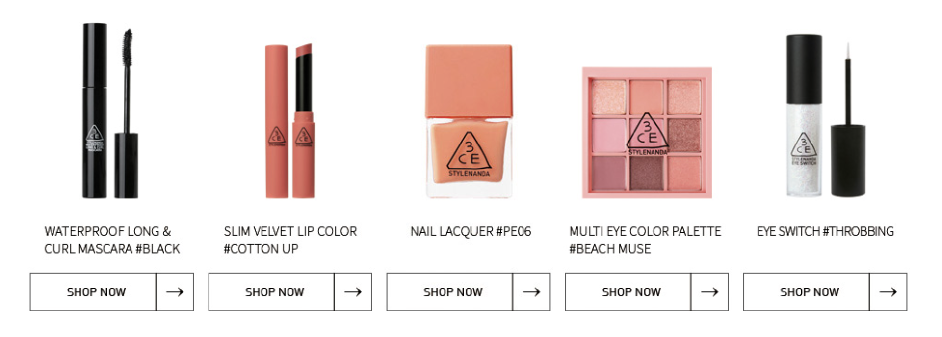 韓國 3CE Mood Recipe Face Blush 柔霧單色胭脂 #Soft Salmon