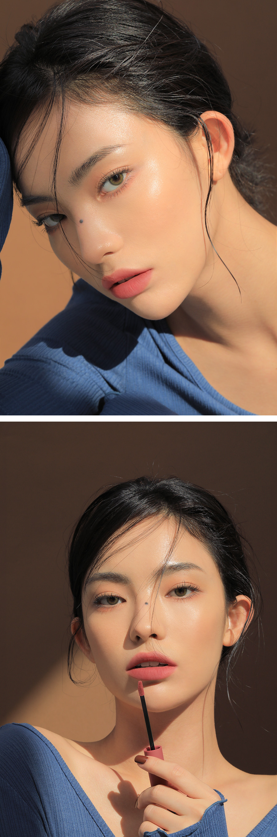 韓國 3CE Velvet Lip Tint 絲絨霧面裸色唇釉 - #Cashmere Nude 木質玫瑰