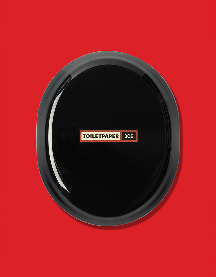 韓國 [3CE X TOILETPAPER] 3CE Oval Hand Mirror 限量聯名便儶鏡