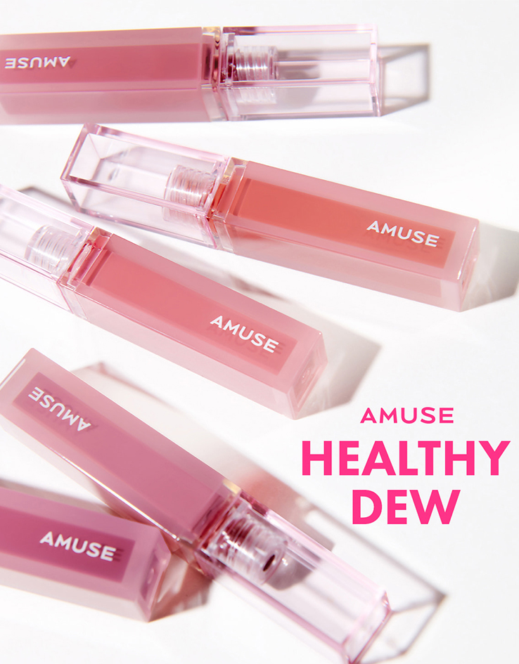 23新色 #Healthy Dew💦 韓國 Amuse Dew Tint 長效水光純素唇釉 - 03 Healthy Boksoonga