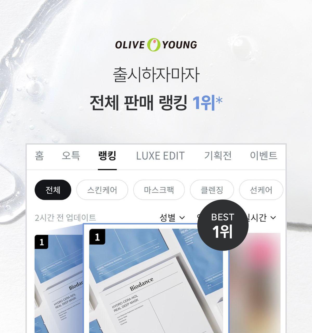 韓國 Biodance Hydro Cera-nol Real Deep Mask 透明質酸冰川水神經酰胺深層保濕果凍面膜 – 兩款選擇