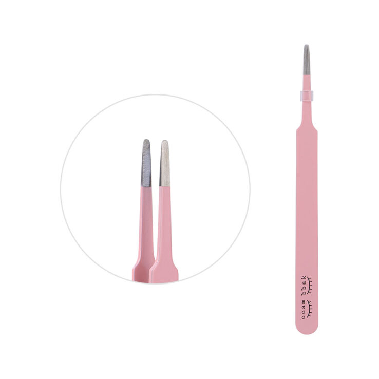 韓國CCAM BBAK Tweezer 睫毛夾(精細尖頭/扁圓頭/斜角) - Round Type 扁圓角型