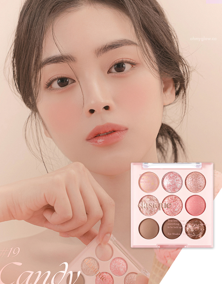 韓國〖新品〗🍨雪糕系列🍦dasique Shadow Palette #𝓲𝓬𝓮 𝓬𝓻𝓮𝓪𝓶 9色眼影盤 (#19-#21) - 19 Candy Berry