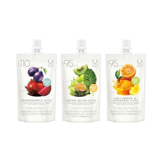 〖韓國 Olive Young 熱賣低卡零食〗Delight Project Juice 健康維C果汁 - 3種味道(Green Salad/Hallabong & Mandarin/Prune Apple)