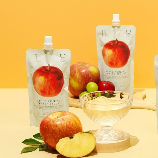 〖韓國 Olive Young 熱賣低卡零食〗Delight Project Water Jelly 低熱量果汁蒟蒻啫喱 - apple 蘋果