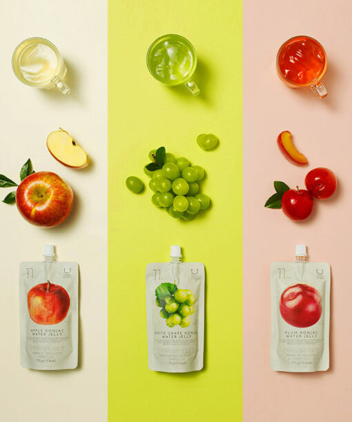 〖韓國 Olive Young 熱賣低卡零食〗Delight Project Water Jelly 低熱量果汁蒟蒻啫喱 - 3款味道(蘋果/葡萄/布冧李)