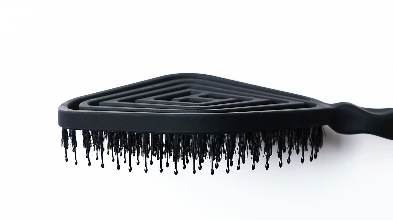 告別扁塌頭~韓國 HAUM Volume Cushion Brush 空氣感蓬鬆髮型豬鬃毛梳 - 2色選擇