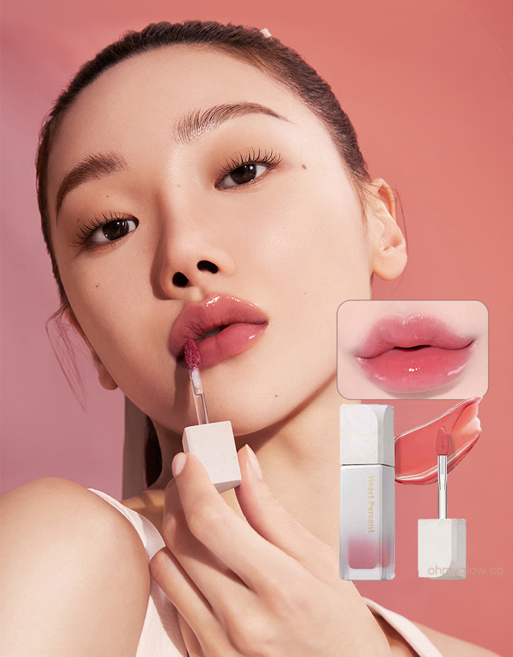 最新色入！韓國 Heart Percent Dote on Mood Pure Glow Tint 點綴心情亮彩水光純素唇釉 - 15色選擇