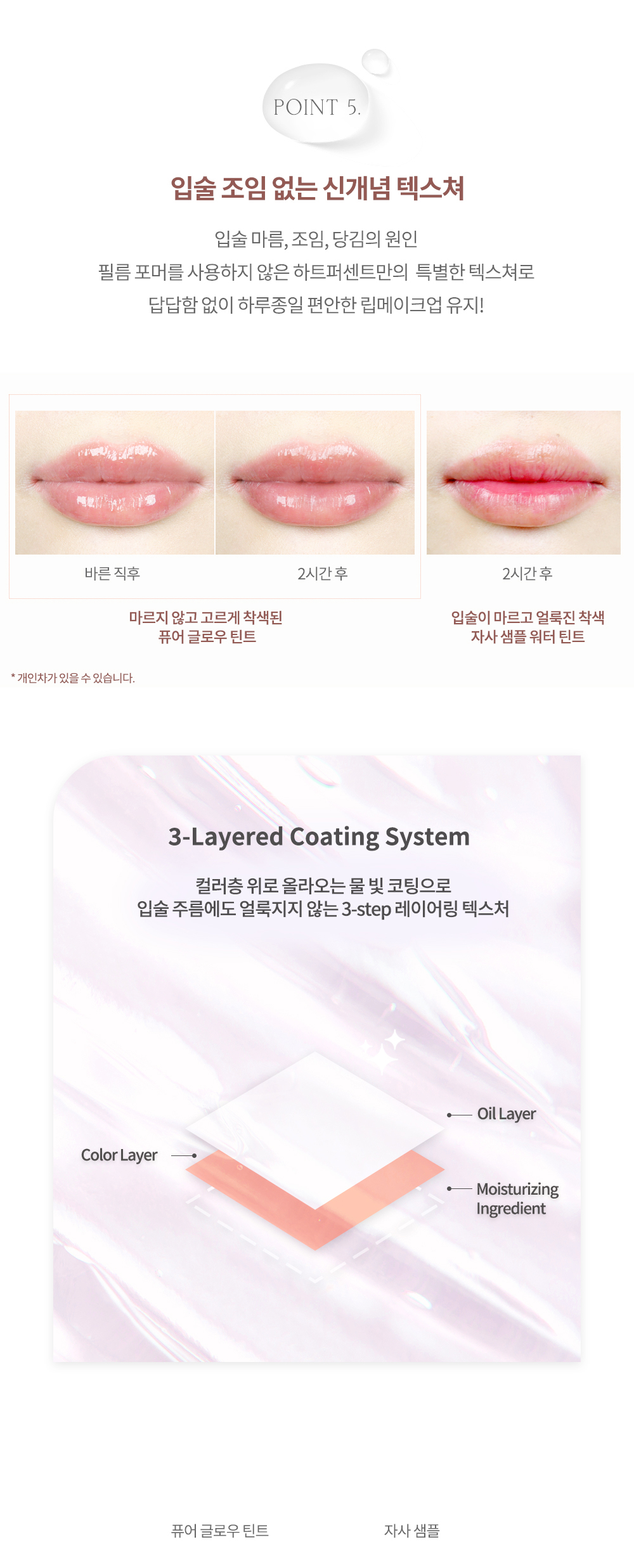 最新色入!韓國 Heart Percent Dote on Mood Pure Glow Tint 點綴心情亮彩水光純素唇釉 - 15色選擇