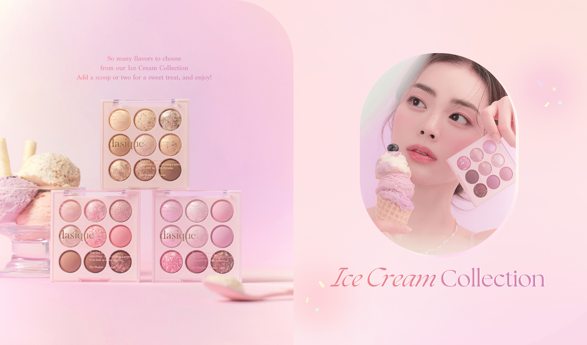 韓國〖新品〗🍨雪糕系列🍦dasique Shadow Palette #𝓲𝓬𝓮 𝓬𝓻𝓮𝓪𝓶 9色眼影盤 (#19-#21) - 3色選擇