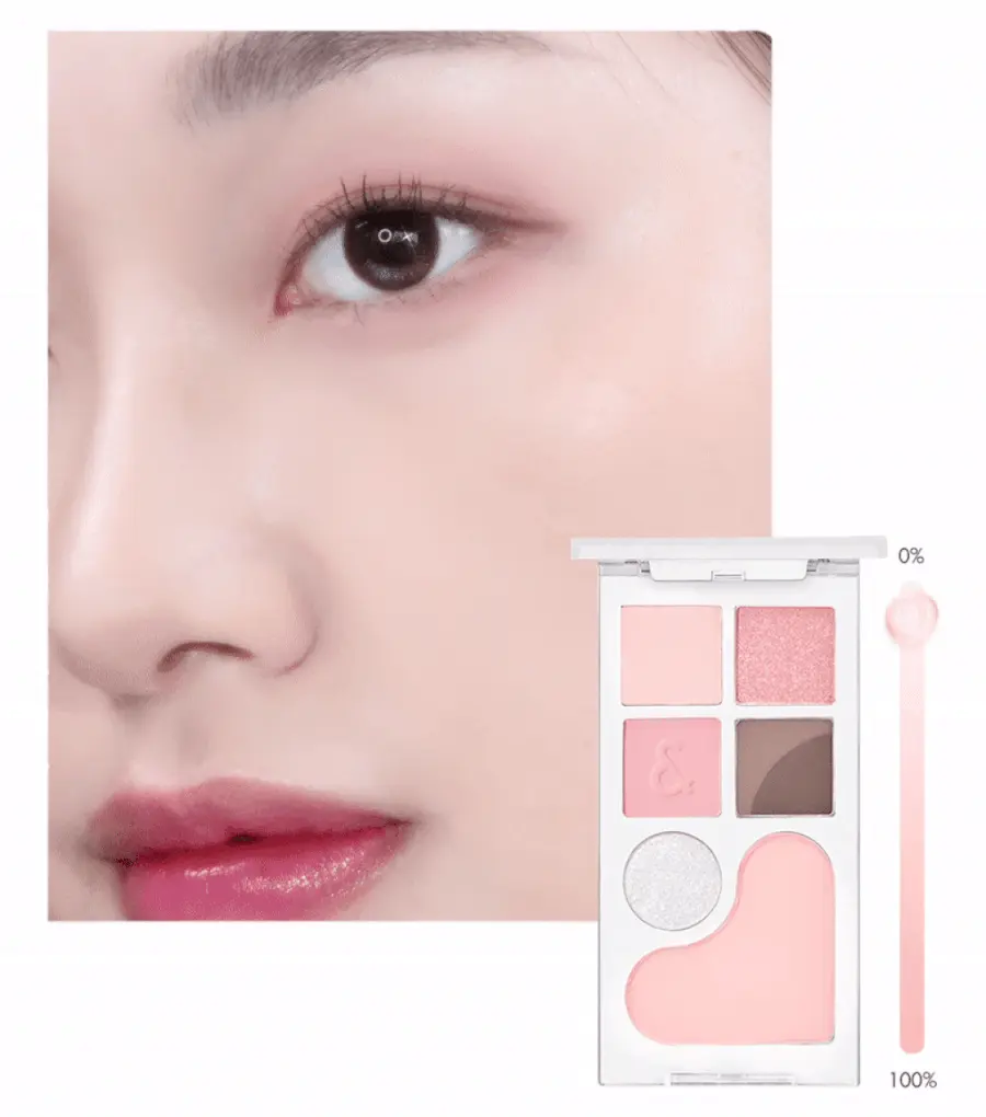 韓國 romand Bare Layer Palette - 6色綜合眼影盤