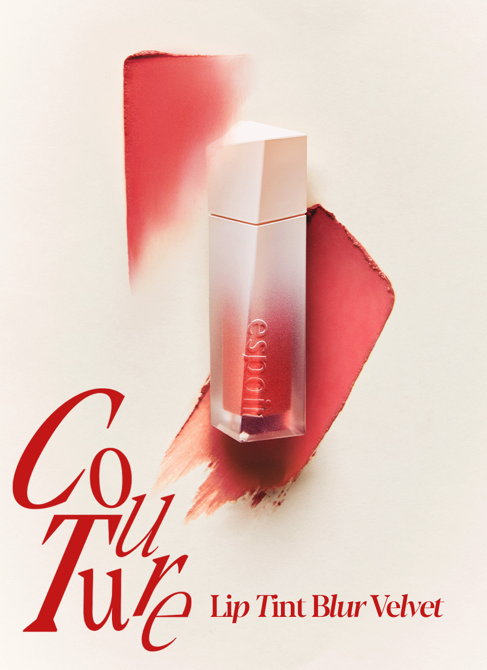 韓國 espoir Couture Lip Tint Blur Velvet 方白管絲絨霧面唇釉 - 4色選擇