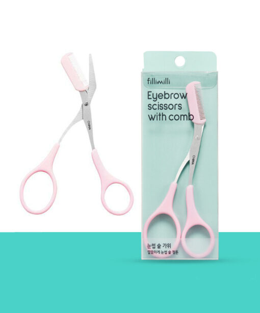 韓國 FilliMilli Eyebrow Scissors With Comb 修眉剪刀連整理梳