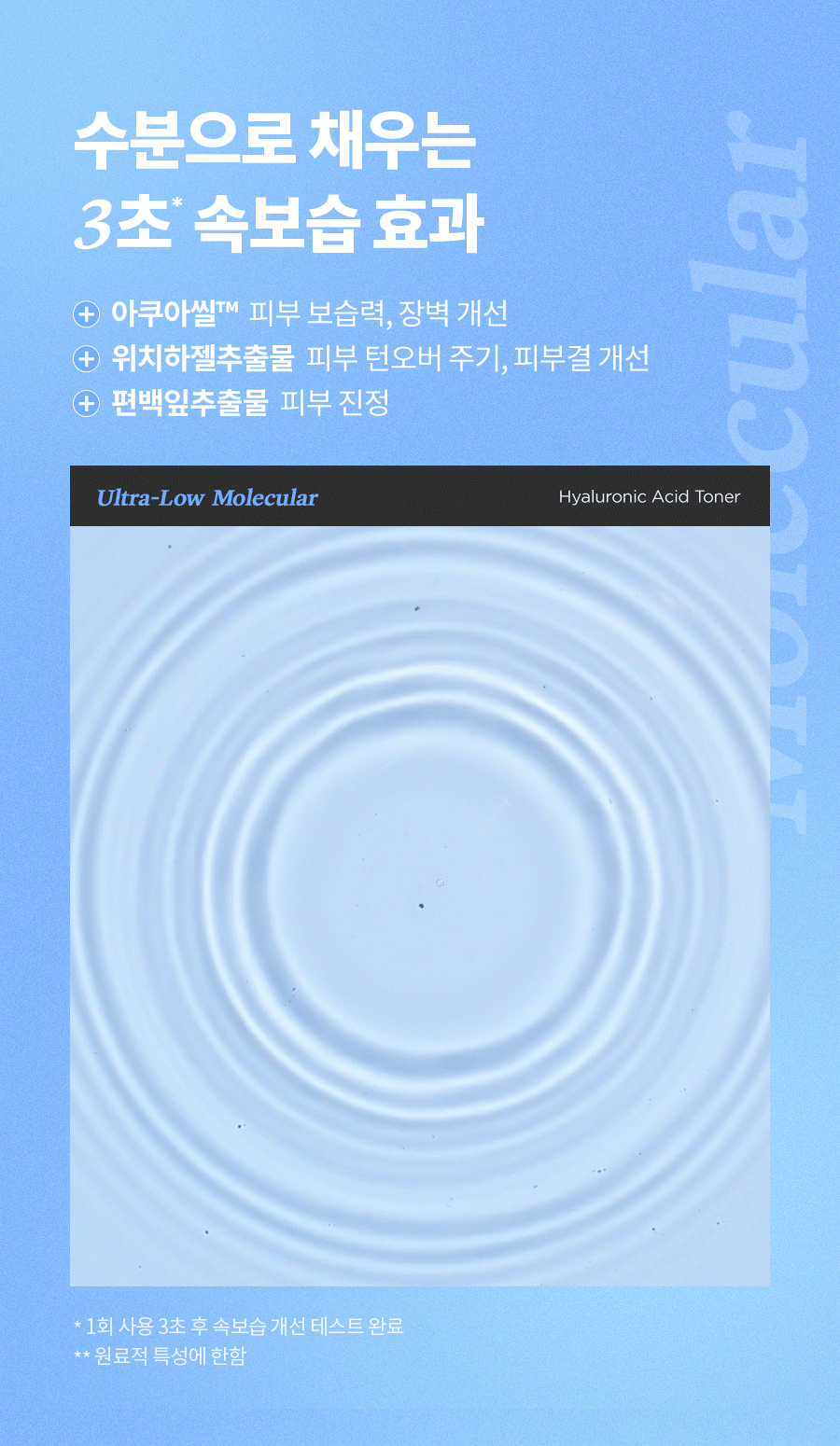 韓國 isntree Ultra-Low Molecular Hyaluronic Acid Toner 極低分子透明質酸保濕爽膚水 300ml
