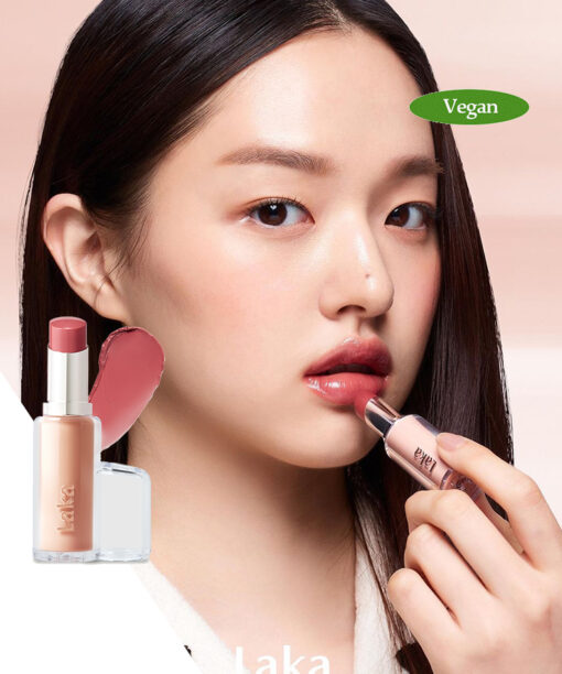 新品話題作！韓國 Laka Bonding Glow Lipstick 果凍潤澤純素唇膏 - 10色選擇