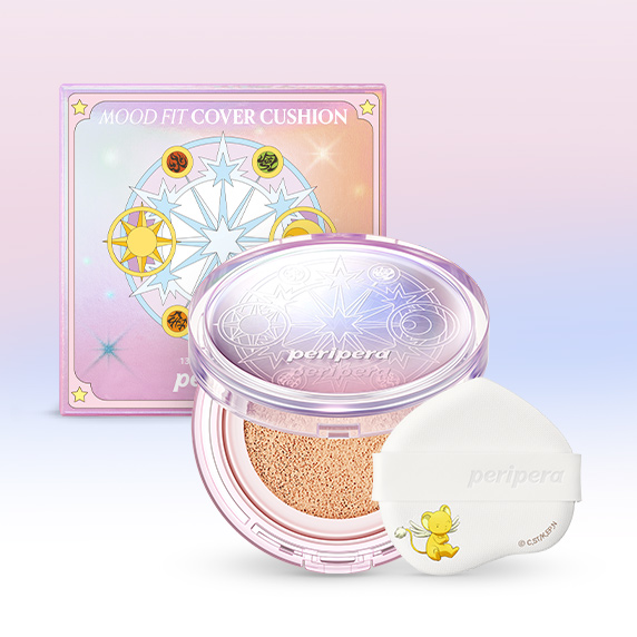 New!限量🌸小櫻系列~peripera Mood Fit Cover Cushion 持久遮瑕氣墊粉底 - 3色選擇