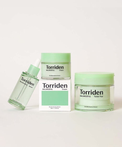 韓國 油肌混油肌～Torriden 💚 Balanceful Cica 專利緩敏積雪草成份精華50ml + 面霜80ml + 爽膚棉片60片