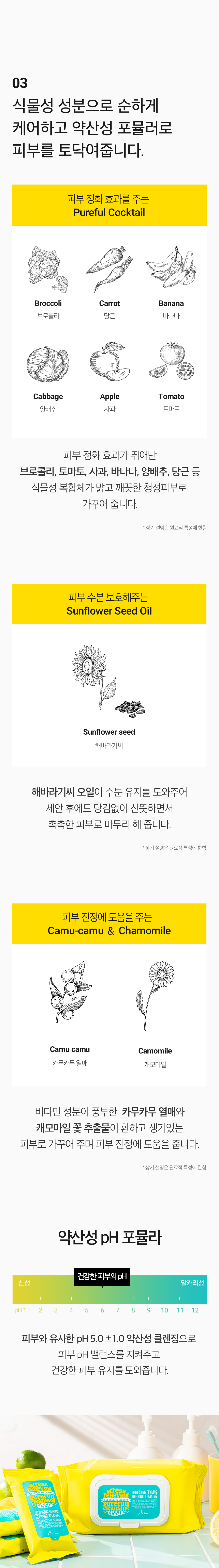 韓國暢銷卸妝巾 Ariul Stress Relieving Pureful Cleansing Tissue 極淨舒壓卸妝棉巾 - 80片