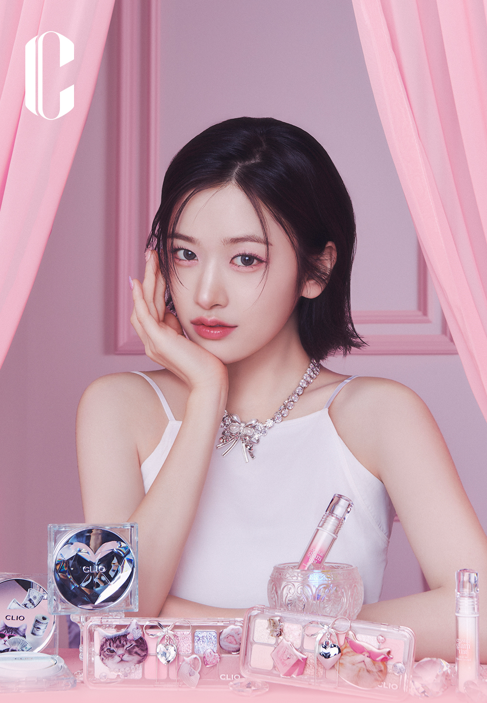 新色入！#Luxury KO Short貓貓系到 韓國Clio Crystal Glam Tint 晶透水光唇釉#01-16 - 16色選擇