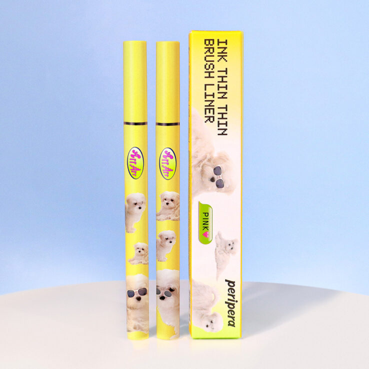 韓國 Peripera X MALTESE Archive 🐶 狗狗限量聯名系列 🐶 Ink Thin Thin Brush Liner 閃亮眼線液筆 - 2色選擇
